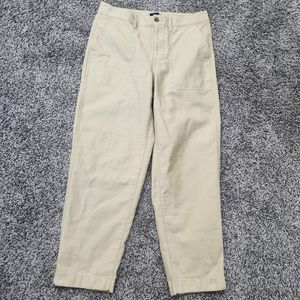 J. Crew Factory Tan Cotton Camp Pants Size 10